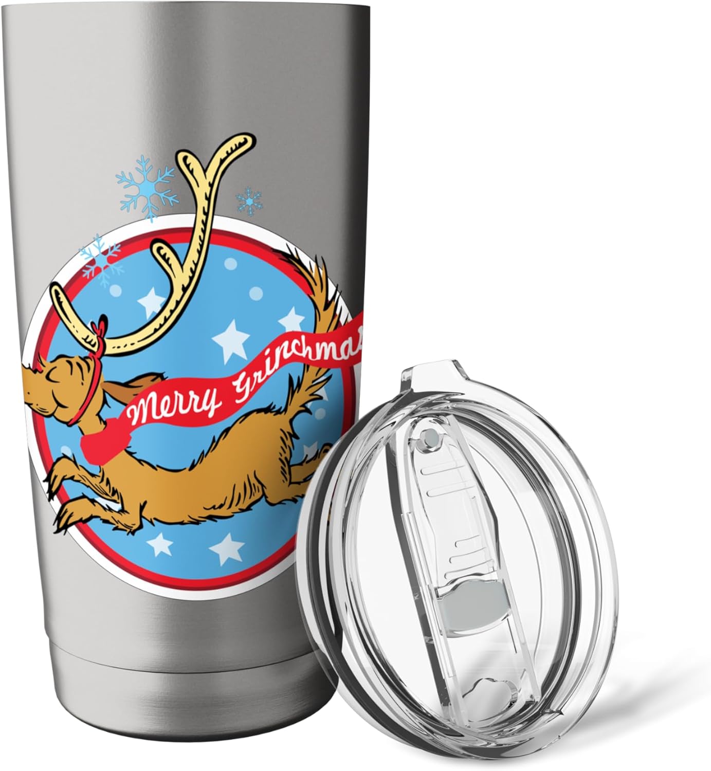 Dr. Seuss Max Merry Grinchmas Stainless Steel Insulated Tumbler - Image 5