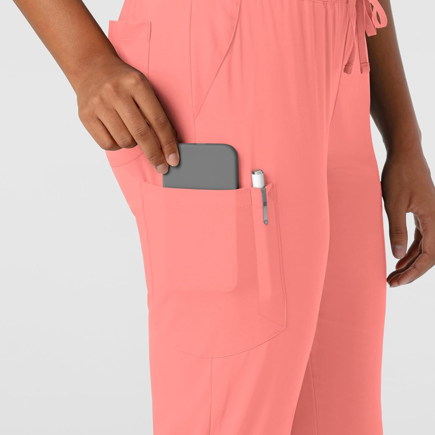 Wink Women's Jogger Scrub Pant, Paradise Pink - Image 3