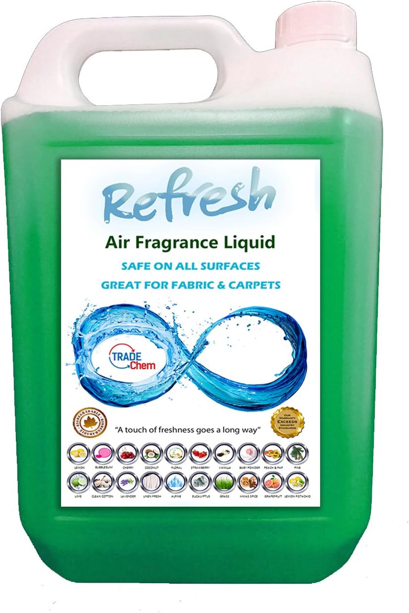 Refresh Air Fresheners 5L Containers TRADE Chem (FRESHLY CUT GRASS