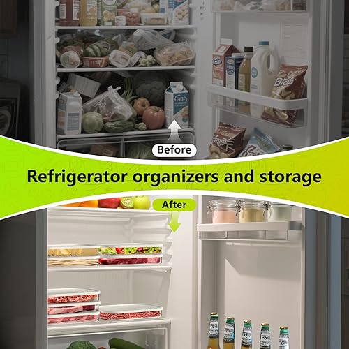 Miniatura 6 de Organizadores y almacenamiento de refrigerador, contenedor de carne de delicatessen para refrigerador, cajas de almacenamiento de alimentos