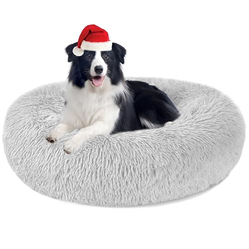 Nepfaivy Cama para Perros Medianos Antiestrés
