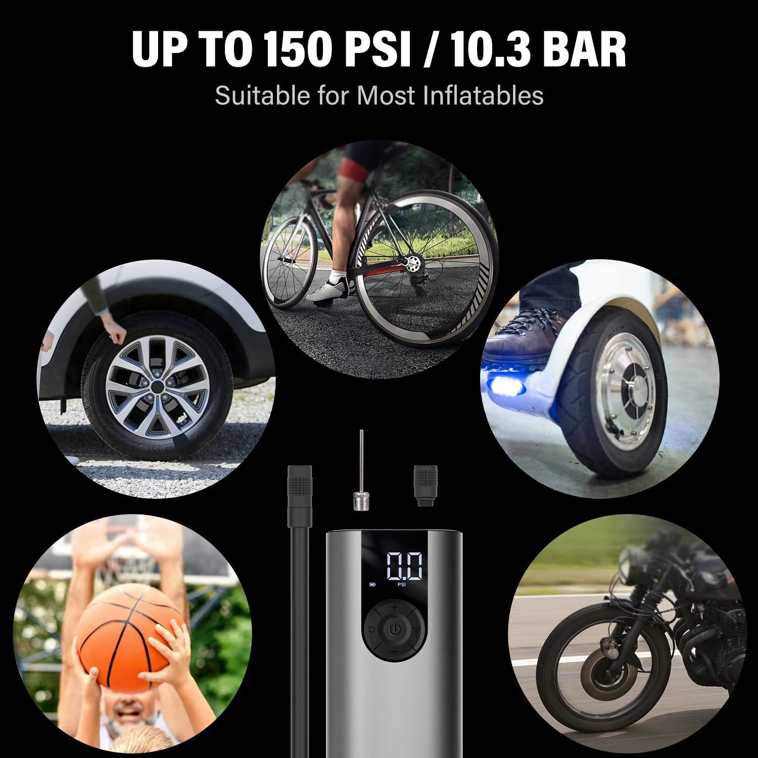 Pompe à Pneu de vélo portative
