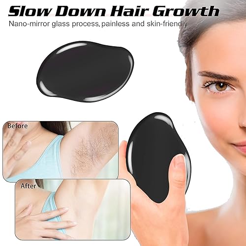 Miniatura 9 de Borrador de pelo de cristal para mujeres, borrador de pelo Bleame, eliminación de exfoliación sin dolor, removedor de pelo de cristal reutilizable,