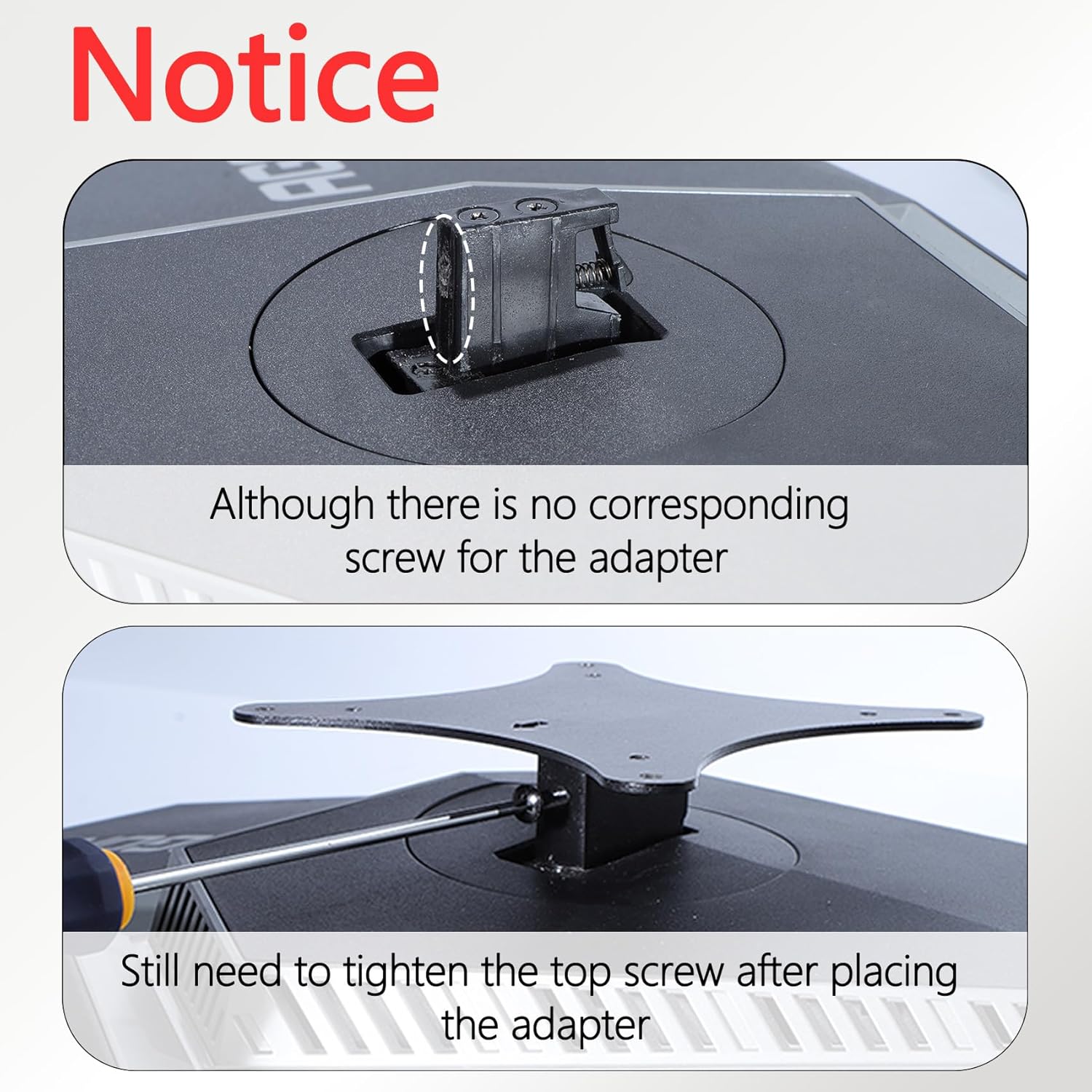 AG276QZD2 VESA Mount Adapter Compatible with AOC Agon Series Monitor（Fits AG276QZD,AG276QZD2,AG276UZD）– 75x75 to 100x100 Wall Mount Bracket