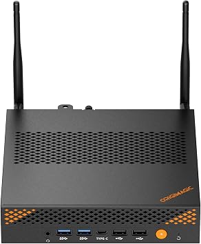 A2 Mini PC Workstation PC with VGA Port | Core i9 13900HKUp to 5.4GHz | 32GB DDR5 1TB NVMe PCIe4.0x4 SSD | 11 Pro OS | 2.5GbE | USB C | WiFi 6E | BT 5.2| Home Business Mini Computers