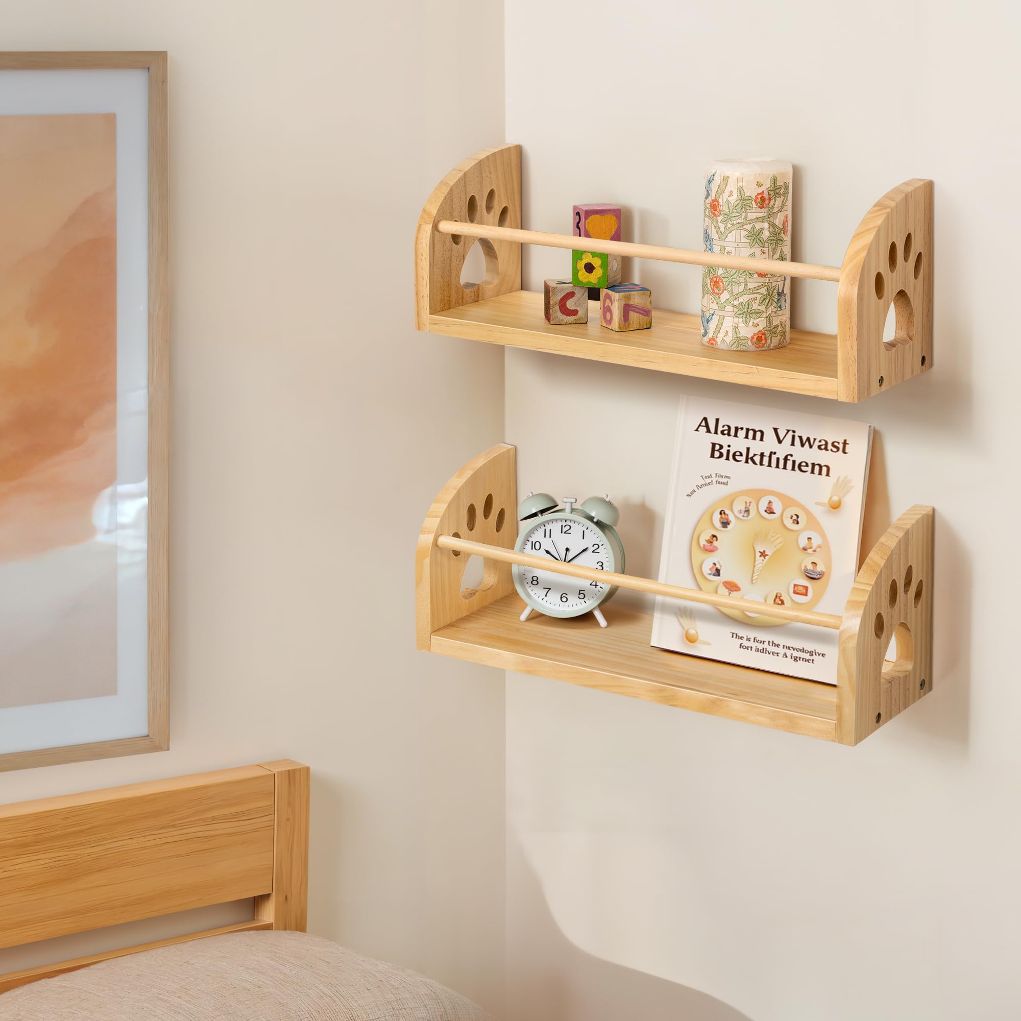 Wall Book Shelf Gronda Inch Wall Mount Kids Bookshelves