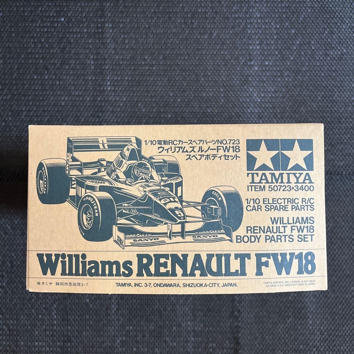 タミヤ 1/10 RC ウィリアムズ ルノー FW18 スペアボディセット 未組立