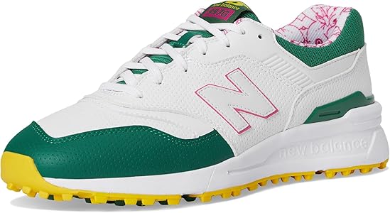 Amazon.com | New Balance Men's 997 SL Golf Shoe, White/Multi