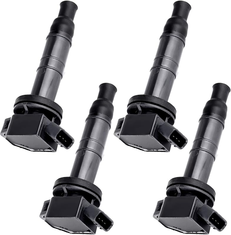 Bobina de ignição ECCPP UF333 para Toyota, Scion, Lexus e Pontiac – Conjunto com 4 unidades