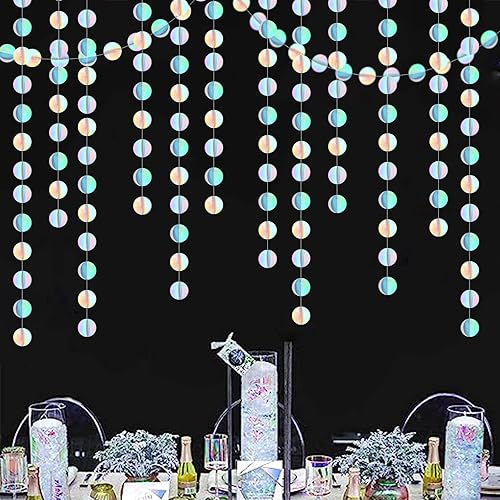 Miniatura 41 de Guirnalda de papel para decoración de fiesta de otoño beige, naranja y rosa, 39 pies, 3D de otoño, bohemio, colgante, para Acción de Gracias