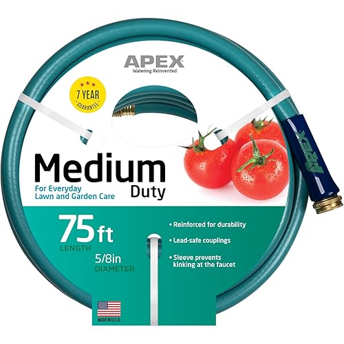 Apex, 8535-75 Medium Duty Garden Hose, 5/8-Inch by 75 Feet