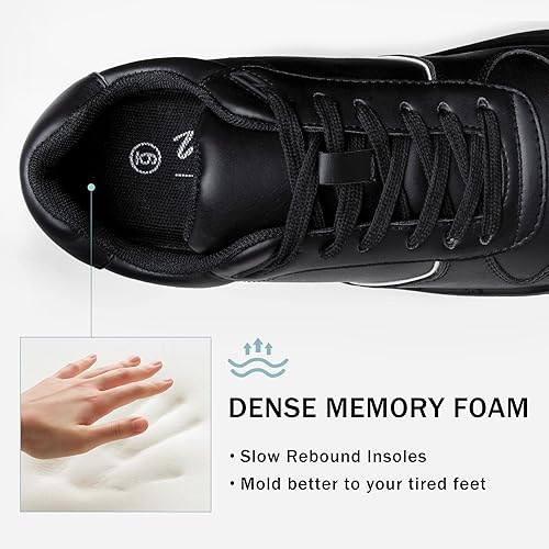 Miniatura 5 de Vepose 8001 - Tenis de moda para mujer, con cordones y soporte para el arco, zapatos de vestir para mujer