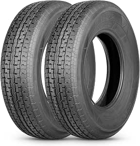 HALBERD ST225/75R15 Trailer Tires 10PR, Load Range E, Radial, Set of 2