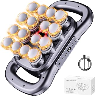 ENRIPRT 16 Head Massage Gun Deep Tissue with 9 Modes & 9 Intensities | 2600mAh,6H Runtime，Quiet Percussion Massager for Legs, Waist, Back Muscle Pain Relief