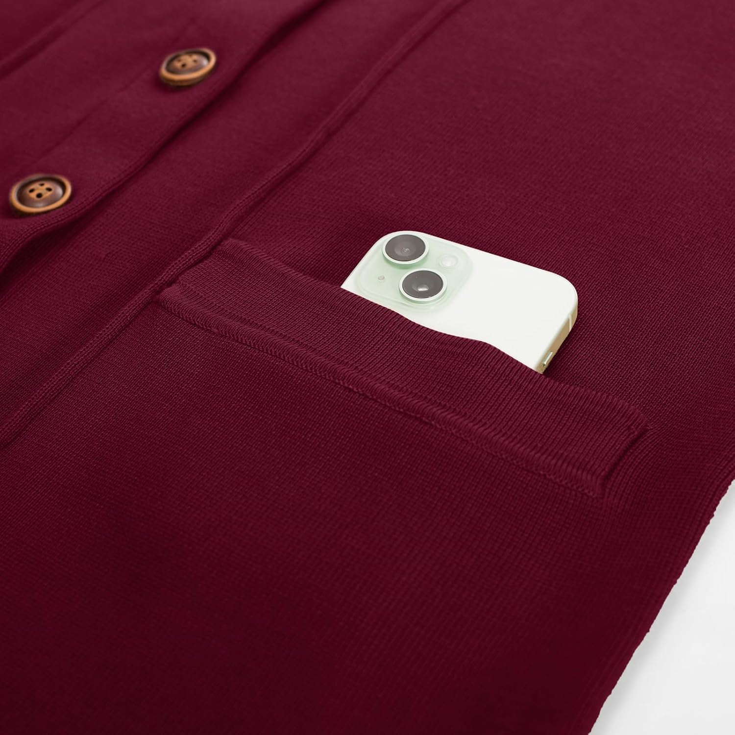 GRACE KARIN Women Casual Cardigan Knit Button Down Jacket Long Sleeve Sweater Blazer with Pockets - Image 5