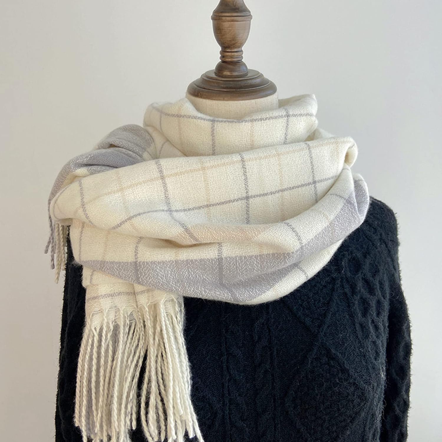 Thick Scarfs for Women Fall Winter Scarf Classic Scarf Warm Soft Large Blanket Wrap Shawl Scarves Shawl Toddler : Sports & Outdoors