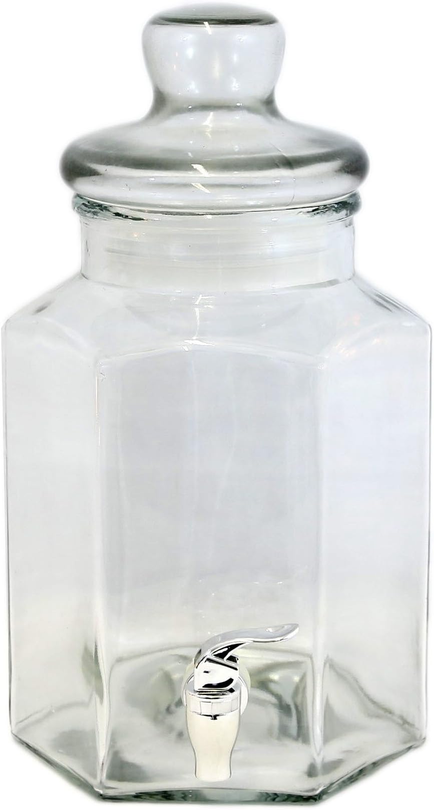 Hexagon Glass Drink Dispenser