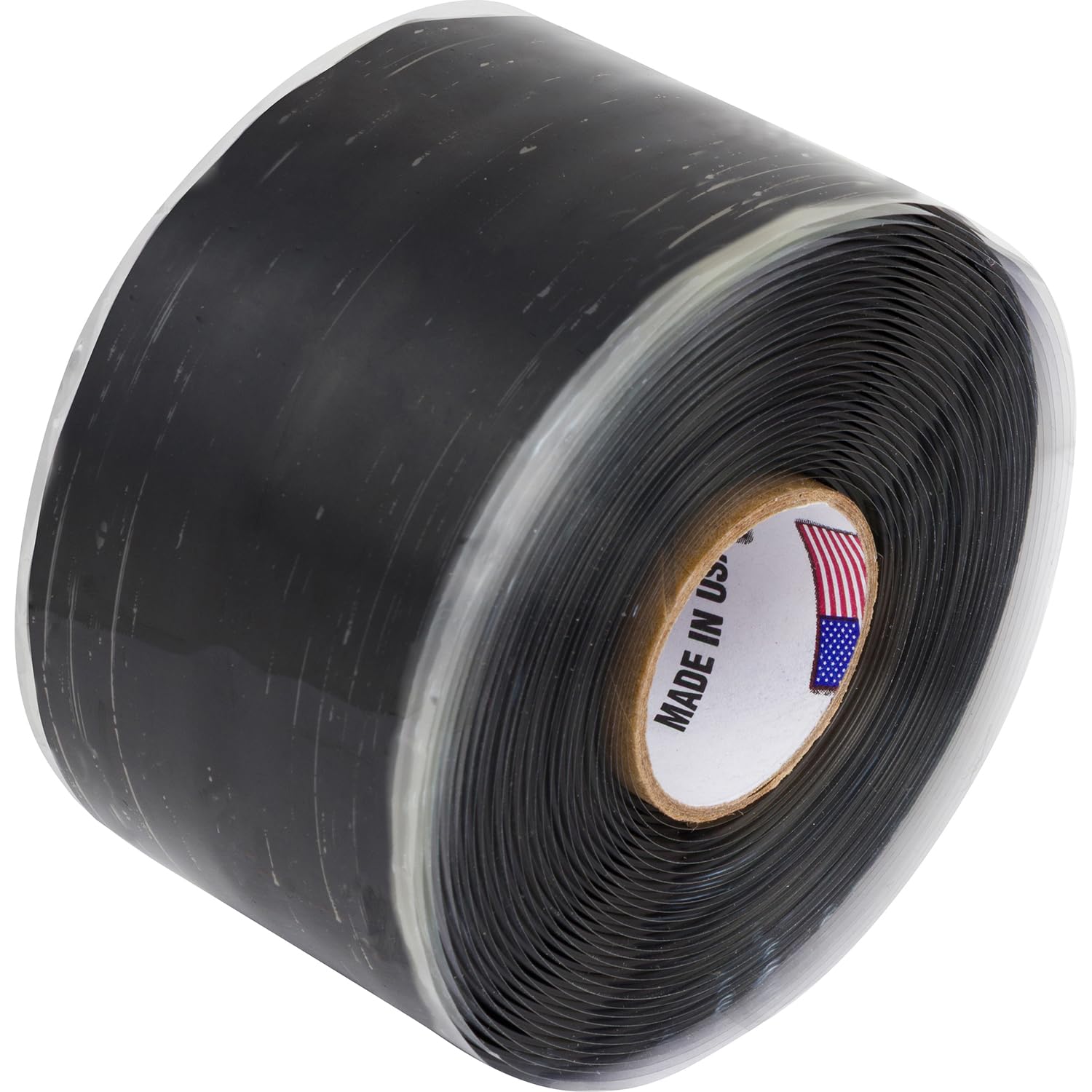 530 – High Performance Self-Fusing Silicone Sealing Tape for Coax Cables & Electrical Repairs – 30 mil Thick 1.5 in x 15 ft – Black (Black)
