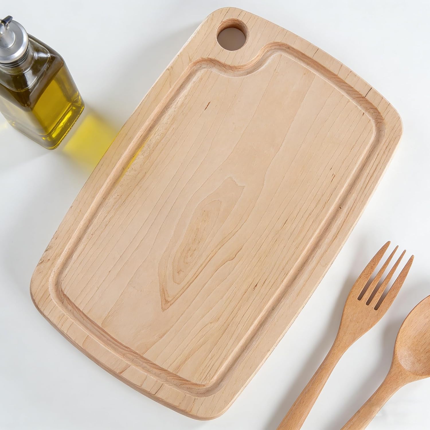2 in1 Cutting Board Router Template for Woodworking 1/4'' Thick DIY Router Template for Cutting Board Acrylic Inlay Template Decorative Guide (Hole Cutting Board)