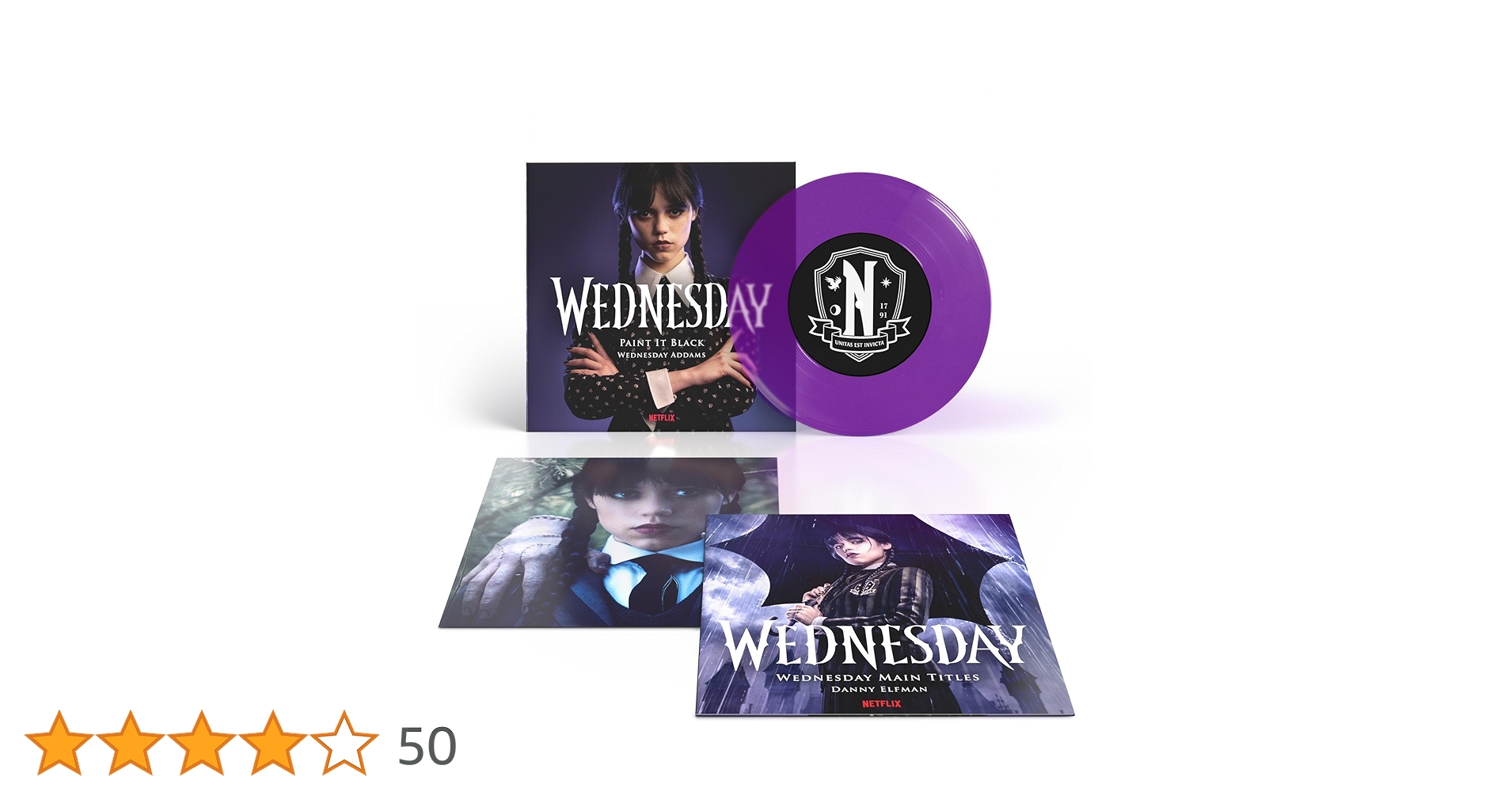 Wednesday Soundtrack ◯アナログカラー盤 Amazon.co.jp: Wednesday - Paint It Black / Main Titles