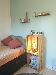 Lot De 3 Caisses En Bois GrandBox - Déco Vintage, Rangement Shabby Chic