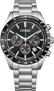 [CITIZEN] 腕時計 CA4764-57E 光発電エコ・ドライブ クロノグラフ CITIZEN COLLECTION メンズ シルバー 黒 日付 | 10気圧防水,夜光(針＋インデックス),サファイアガラス（無反射コーティング）,アナログ,ビジネス,ソーラー