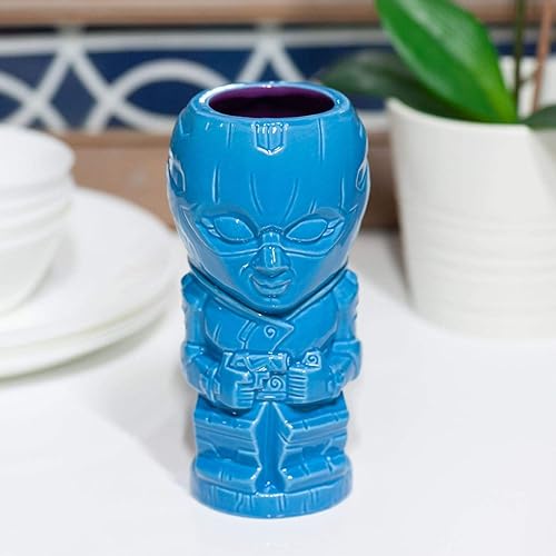Miniatura 6 de Mass Effect Geeki Tikis Peebee - Taza de cerámica hecha a mano, capacidad para 14 onzas
