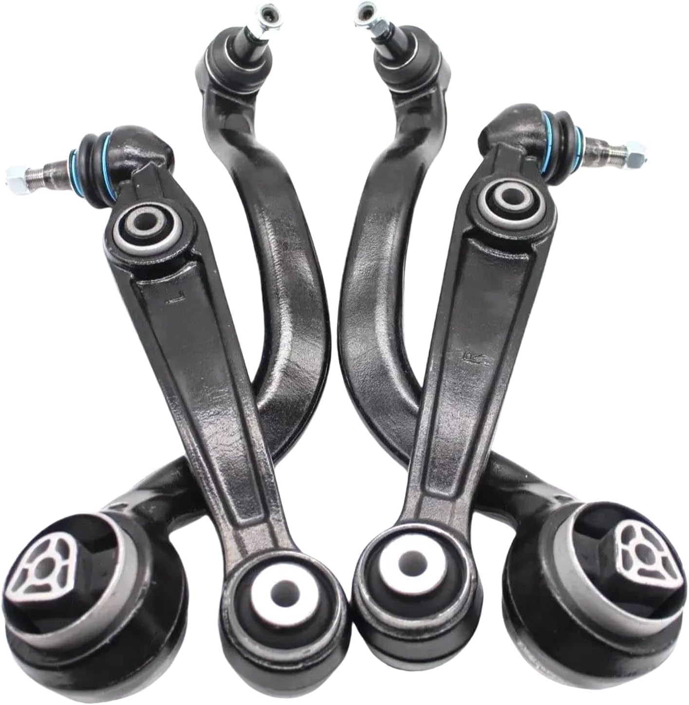 4Pcs Front Lower Control Arm Suspension kit fit for 2014 2015 2016 2017 2018 BMW X5, for 2015-2019 BMW X6