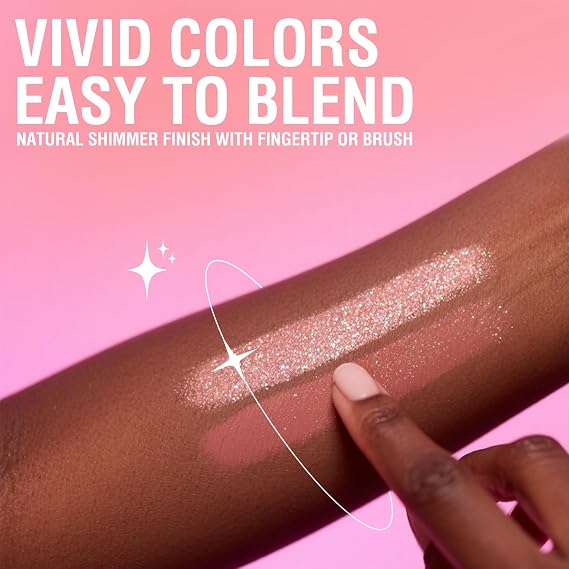 6PCS Shimmer Glow Highlighter Stick Set, Cream Highlighter Makeup, Glitter Highlight for Face Eyes Body, Lightweight Blendable Radiant Finish, Long Lasting Makeup Kit