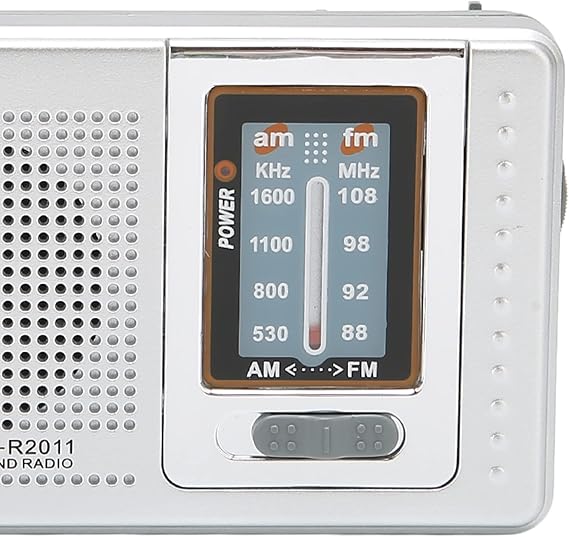 Portable AM/FM Radio,Mini Emergency Weather News Pocket Handheld with Speaker for Outdoor Travel Hiking Camping