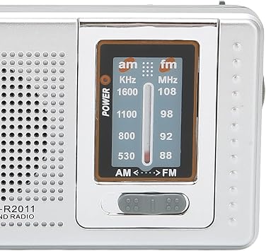 Portable AM/FM Radio,Mini Emergency Weather News Pocket Handheld with Speaker for Outdoor Travel Hiking Camping