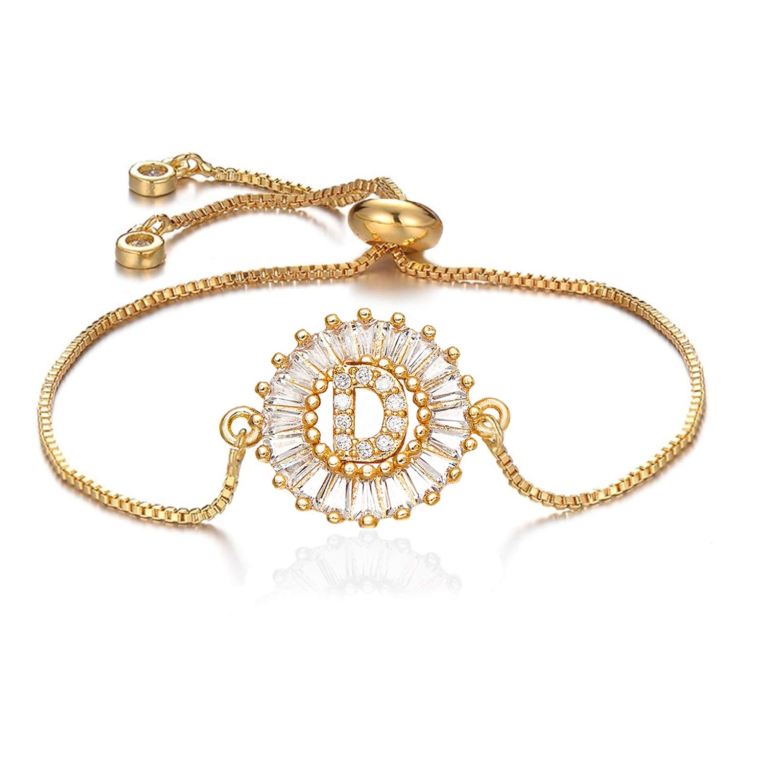 See full amazon price history chart for ZIVOM® Gold Initial Alphabet D Letter Crystal CZ American Diamond Adjustable Slider Bracelet Women ZIVOM® Gold Initial Alphabet D Letter Crystal CZ American Diamond Adjustable Slider Bracelet Women (B08L14B72Y) Amazon Price History, Amazon Price Tracker