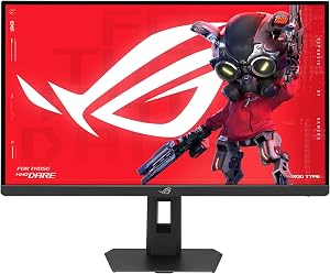 ASUS ROG Strix Moniteur de Jeu 27 po 5K HDR (XG27JCG) – 5120x2880, 180Hz, 0.3ms, Fast IPS, Mode Double (180Hz ou QHD 330Hz), Synchronisation Extrême de Flou de Mouvement, Compatible G-SYNC, DisplayWidget, Garantie de 3 ans