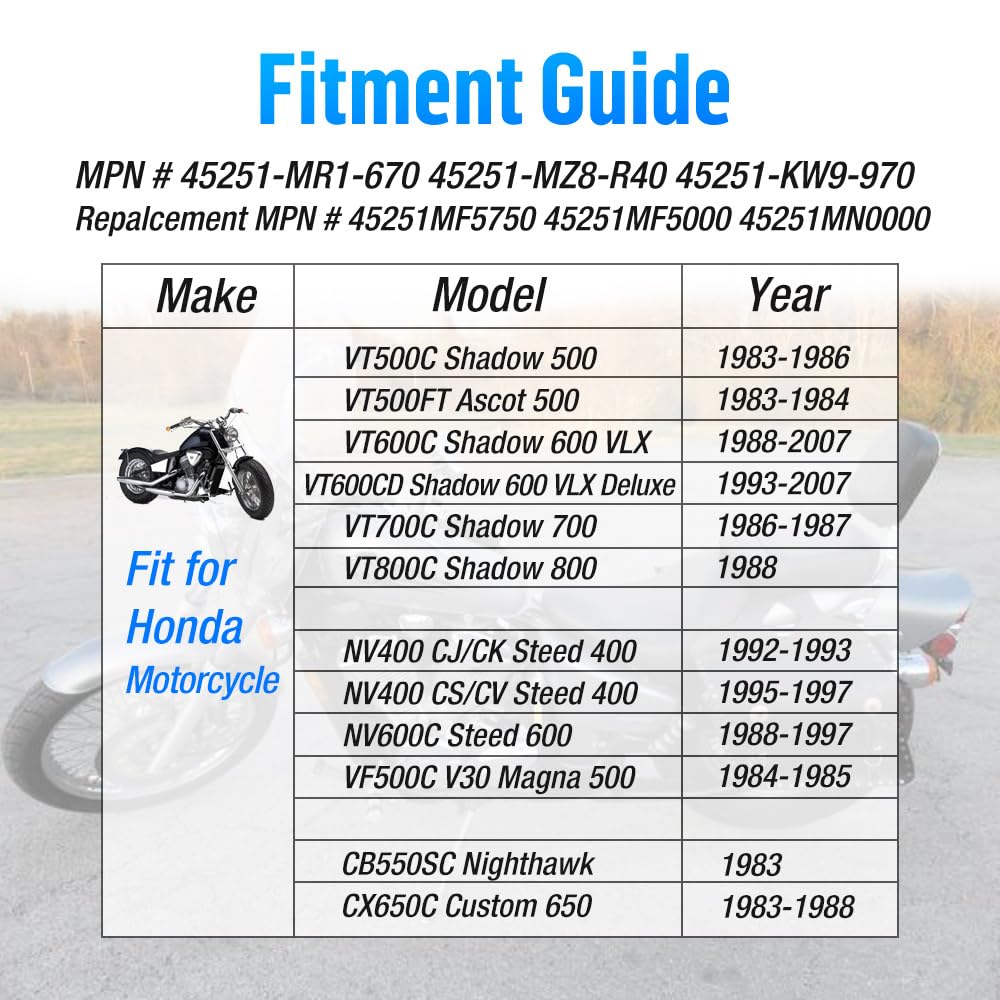 Disco freno anteriore per Honda Shadow 600 VT600C / VT600CD 1988-2007 Shadow 500 700 800 Ascot 500 VT500 VT700 VT800 1983-1988 Magna 500 VF500C Steed 600 400 NV600 NV400