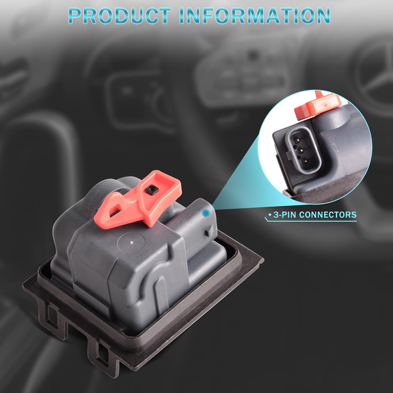 Fuel Tank Cap Lock Compatible for 2011-2023 Mercedes-Benz A-Class B-Class C-Class E-Class G-Class S-Class ML-Class GLC GLE GLS SLC CLA CLS SLK AMG GT Fuel Filler Flap Gas Door A0008207703