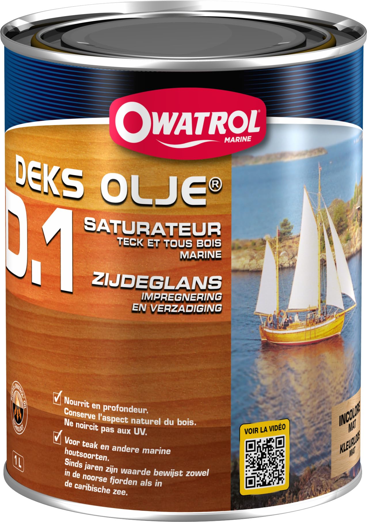 OWATROL - DEKS OLJE D.1 - Saturateur bois exotiques - 2.5L