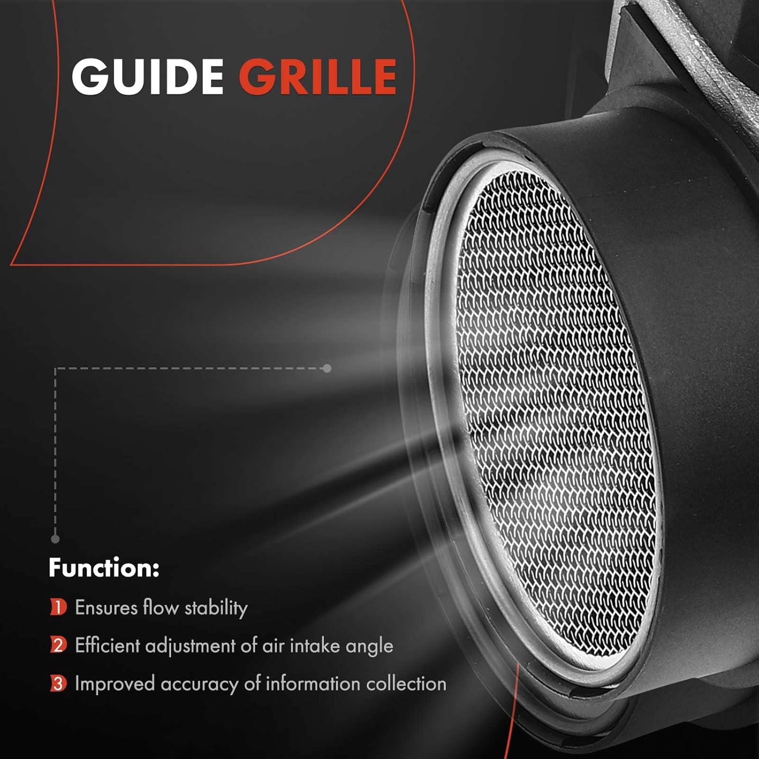 A-Premium Mass Air Flow Sensor Compatible with Saab 900 1988-1994, 9000 1989-1990, L4 2.0L Only, Replace for# 0280212013, 0986280109