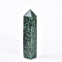 Vista 182 de JIC Gem Extra Large Rare Dendritic Jade Crystal Tower Natural Quartz Crystal Tower Point Wand Large Crystals and Stone Energy Crystal Wand Home