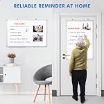 Magnetic White Board, maxtek Whiteboard for Wall Mounted, Lightweight Hanging Whiteboard for Home Office School (36x24inch, White)