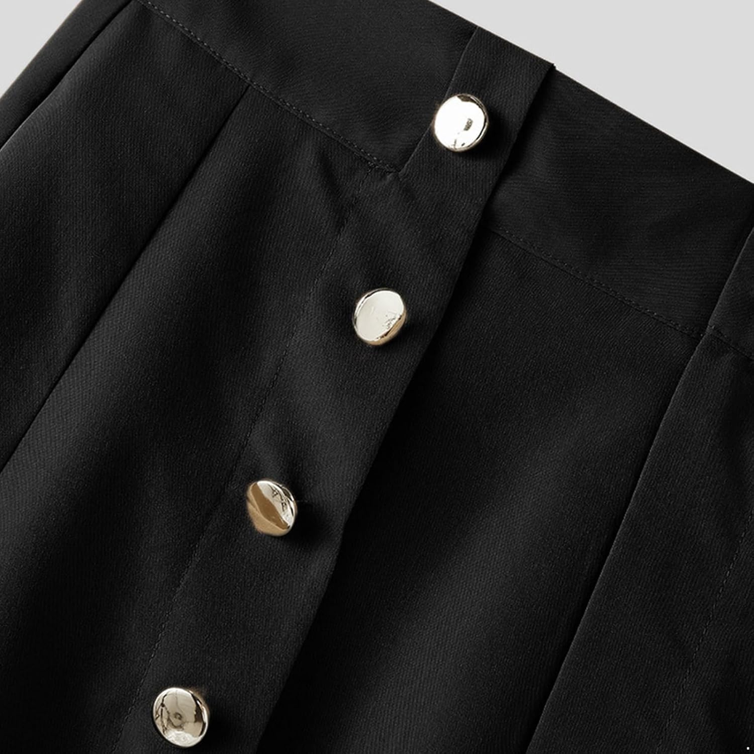 Steampunk Trousers for Men Straight Leg Tailcoat Pants with Gothic Button Details & Long Tails