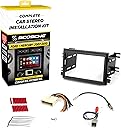 Scosche ICFD6BN Double DIN Radio Installation Dash Kit Compatible with Select 2007-2010 Ford and Mercury Vehicles - Complete Basic Aftermarket Car Stereo Install Kit - See Fit Guide Image for Vehicles