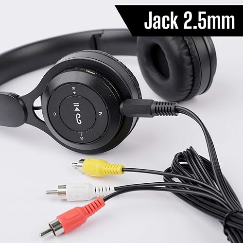 Miniatura 5 de Conector y terminal Mini estéreo Aux Jack macho a 3 RCA Audio AV Equipo de Video | Adaptador de componente de enchufe de cable de entrada (1.5m/5ft)