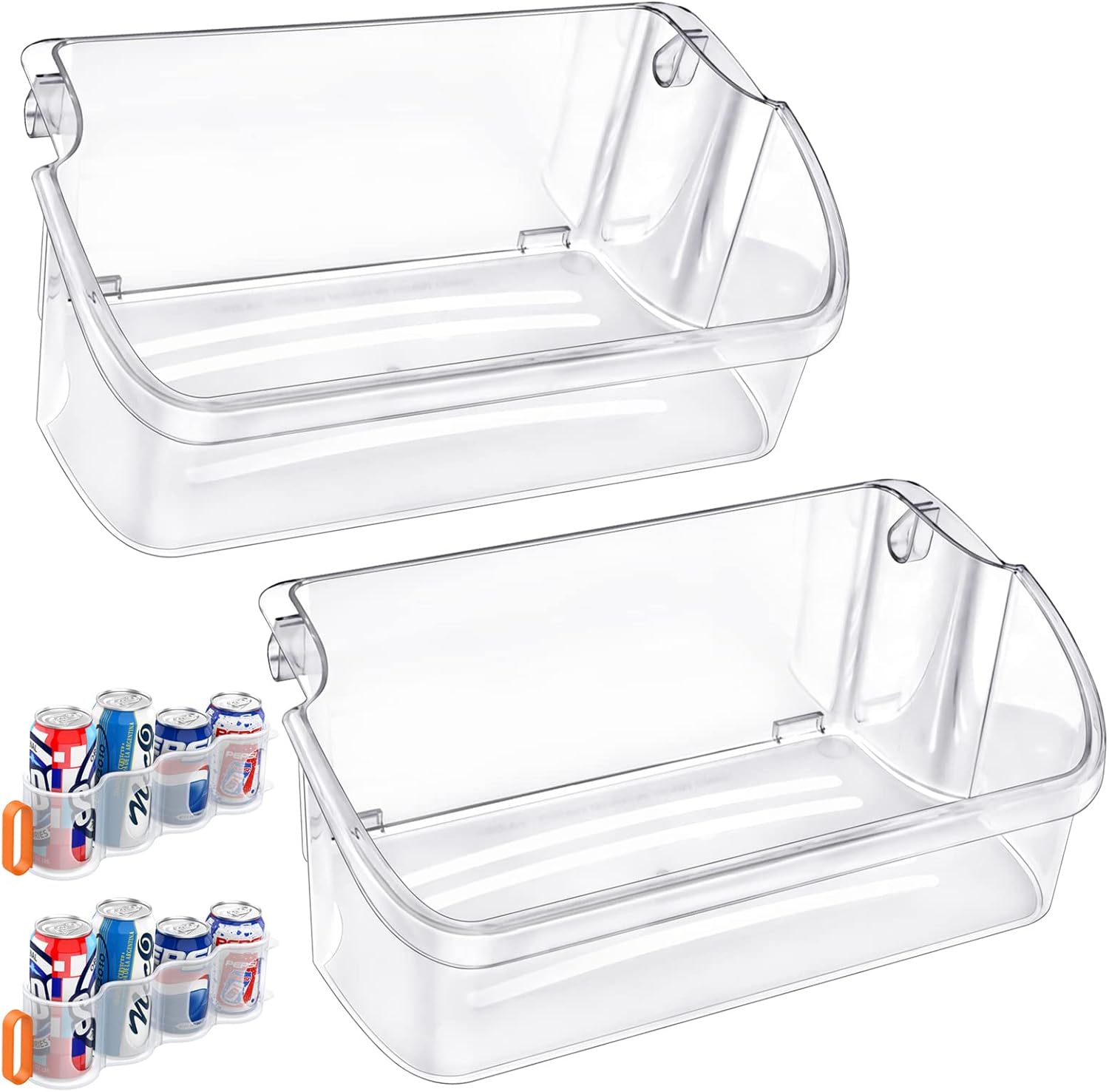 [2 PACK] Upgraded 240324502 Refrigerator Door Bin Shelf Replacement For