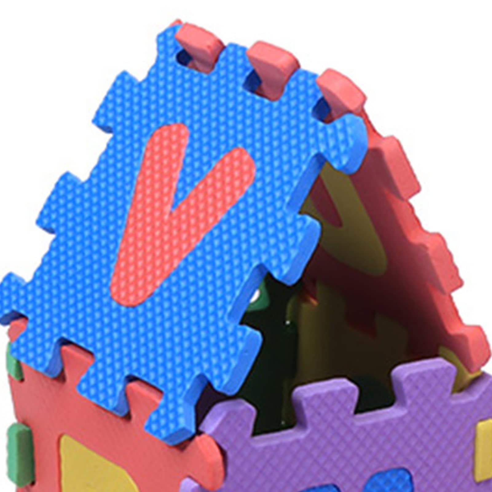 Alfombra de Juego de Espuma EVA Suave para Bebés y Niños, Alfombra de Aprendizaje de Números y Letras, Duradera y Segura, para Niños, Color Aleatorio