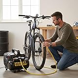 Stanley Fatmax Compressor DST 101/8/6 FMXCM00 - Luchtcompressor 8Bar - Stille Compressor 59dB - Tankinhoud 6L - IP43-1450 TPM - Zwart/Geel - 5