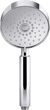 KOHLER 22178-G-CP Purist 30 Four-Function Handshower Kit, Handheld Showerhead Set with 60 Hose, Slidebar and Slidebar Trim, 1.75 GPM, Polished Chrome