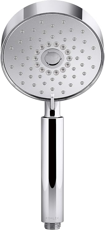 KOHLER 22178-G-CP Purist 30 Four-Function Handshower Kit, Handheld Showerhead Set with 60 Hose, Slidebar and Slidebar Trim, 1.75 GPM, Polished Chrome