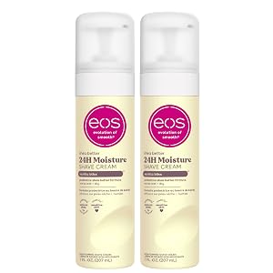 eos Shea Better Shave Cream- Vanilla Bliss Shea Butter Aloe Vera Moisturizing Shaving Cream for Women eos Shave