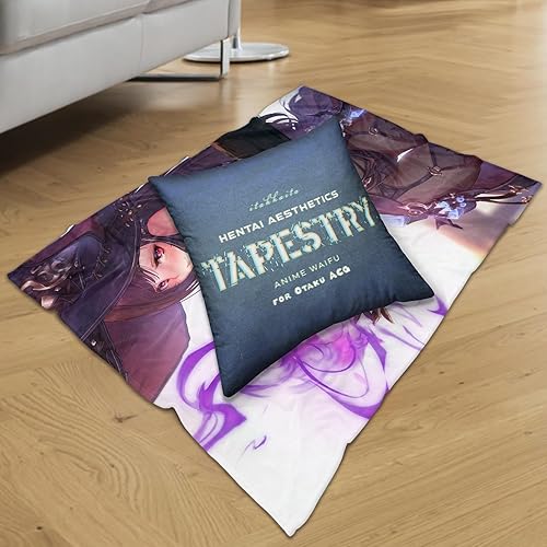 itakkaito Anime Tapestry Uncensored Anime Waifu Tapestries Ecchi Anime Theme Background Wall Hanging for Room Decor 40 * 50 Inches - Pattern 8