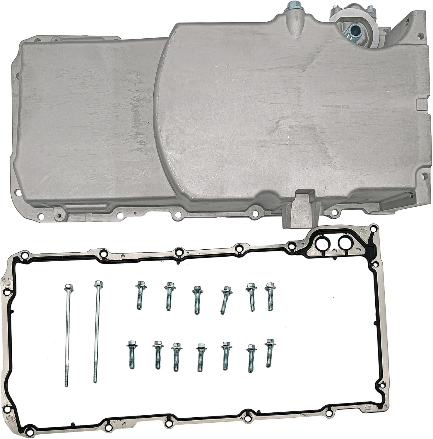 Engine Aluminum Oil Pan w/Gasket For 2005-2013 Chevrolet Corvette Grand Sport 2WD 6.0L 6.2L 12624617
